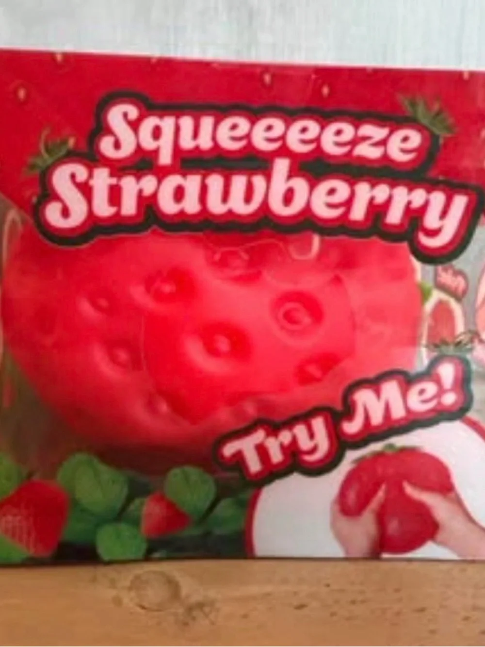 Sunny Days Viral XL Squeeeeze Strawberry squishy